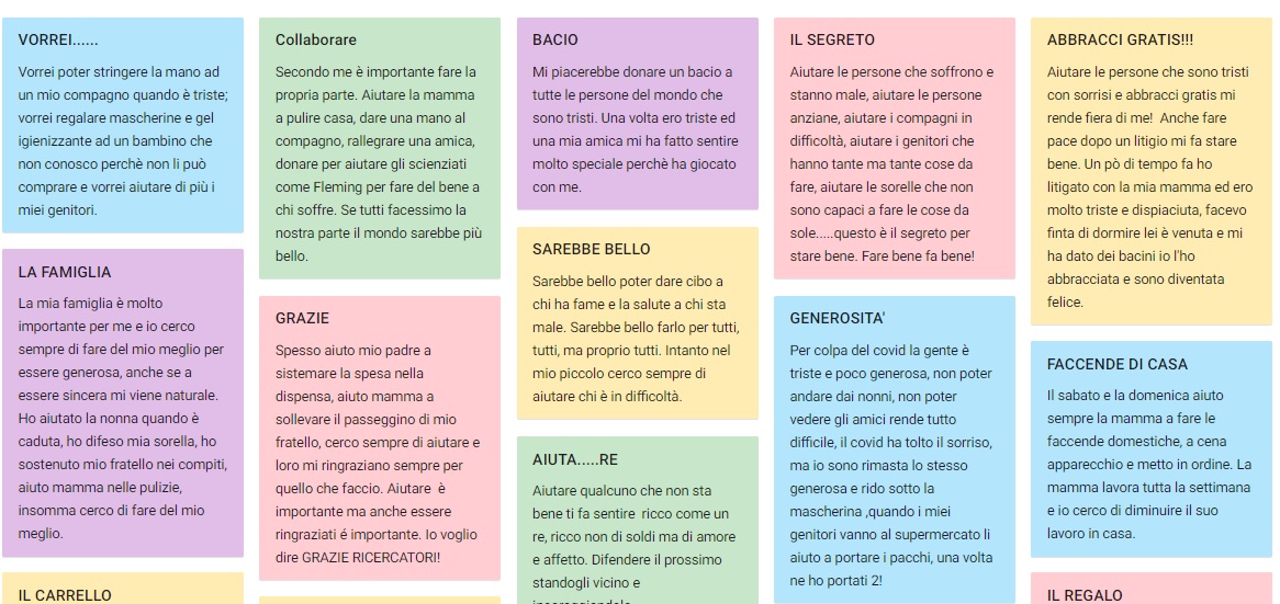 Elaborato della classe "IV A-B TERRA" (EDUCANDATO STATALE MARIA ADELAIDE)