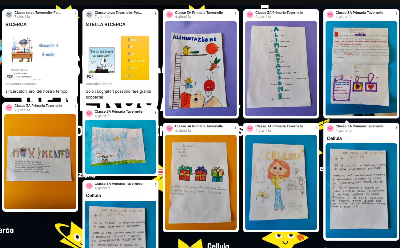 Elaborato della classe "3 A" (SCUOLA PRIMARIA DON MILANI TAVERNELLE)